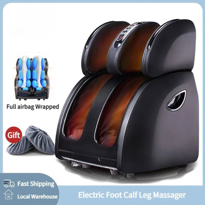 Electric Leg &amp; Foot Massager with Heating &amp; Air Pressure