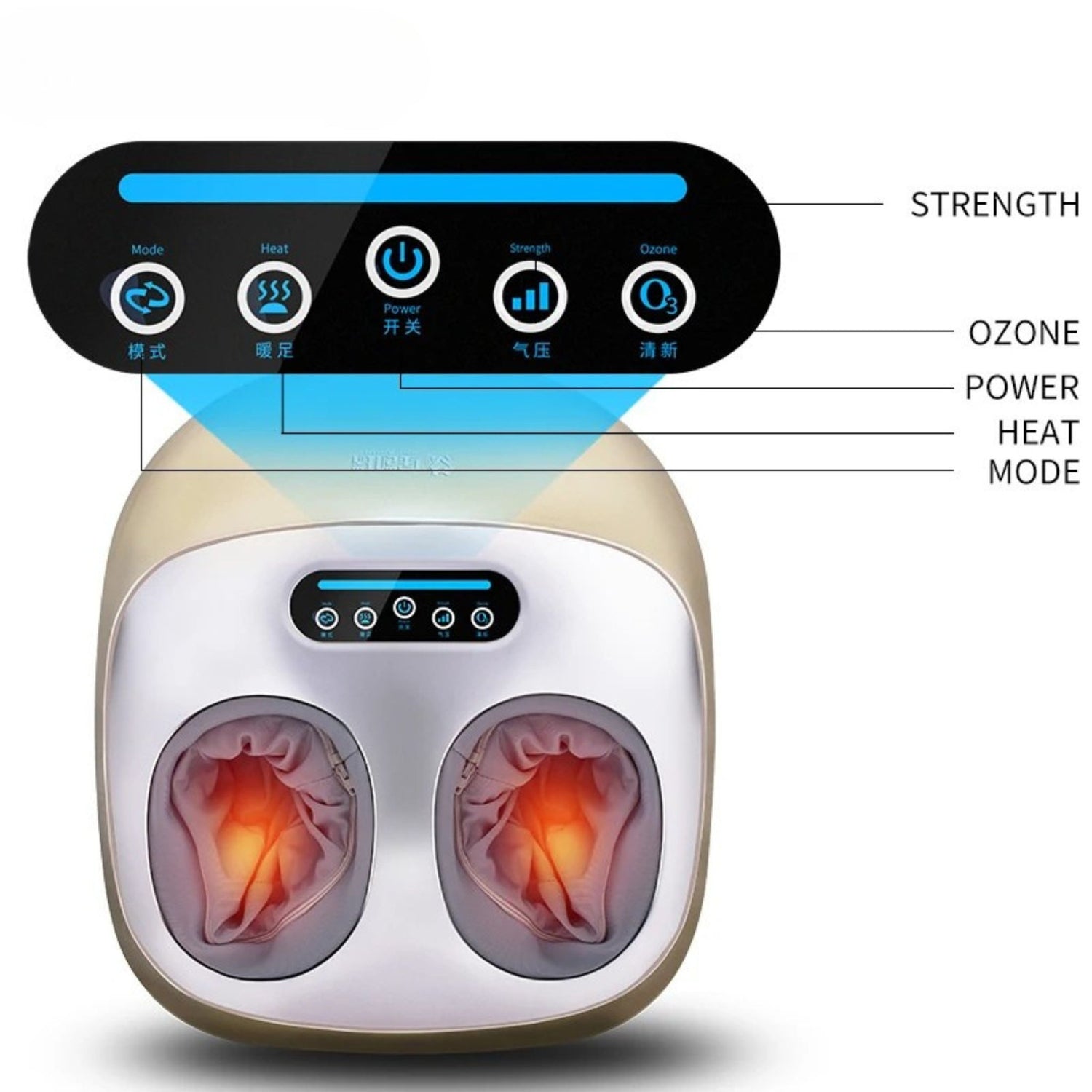 Electric Foot Spa Massager with Shiatsu &amp; Heating