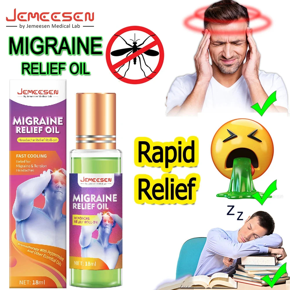 Migraine Relief Herbal Oil