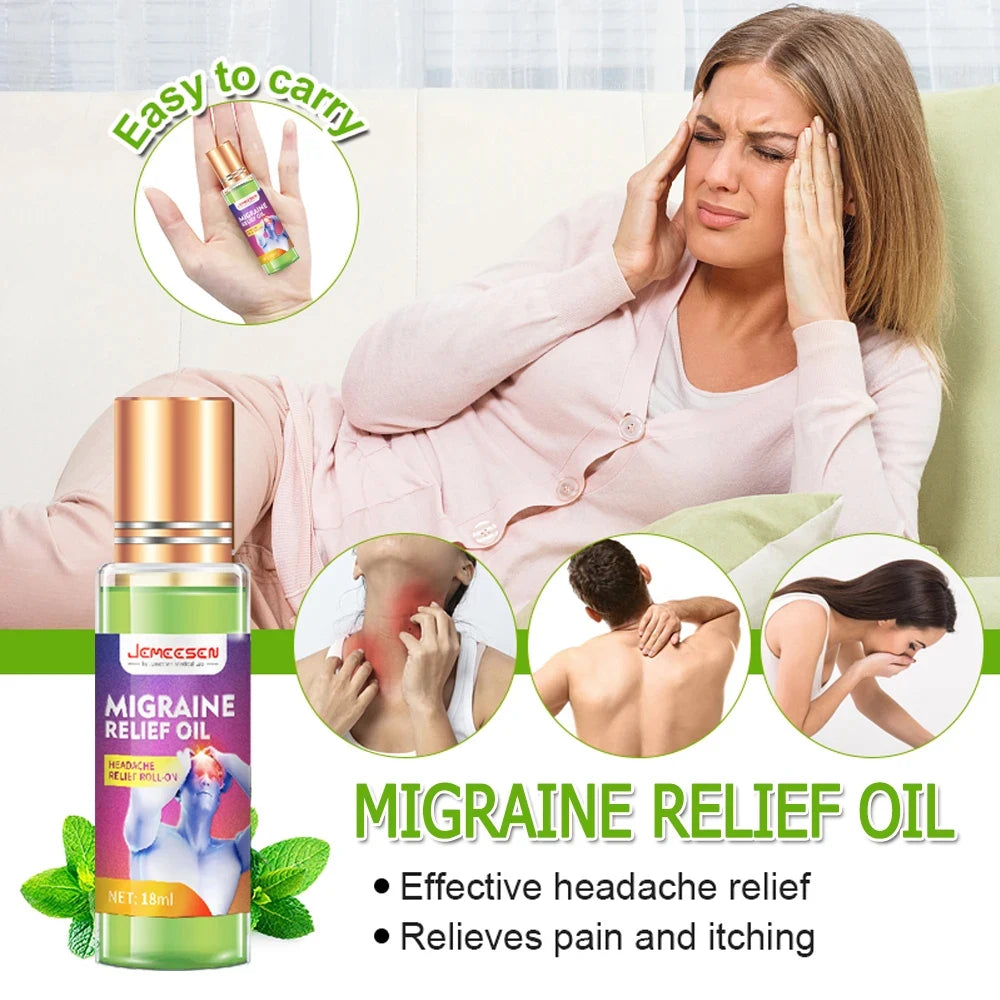 Migraine Relief Herbal Oil