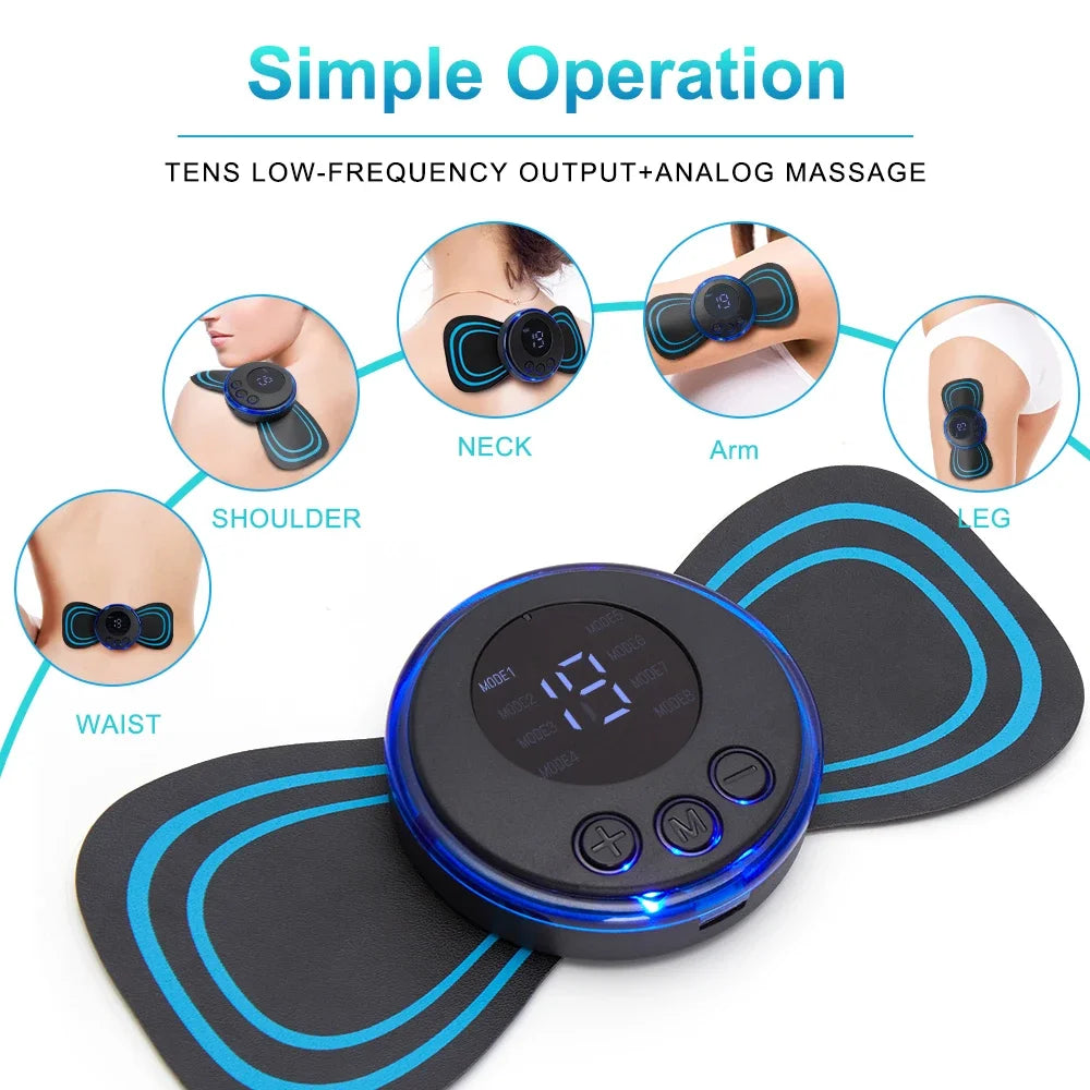 Portable EMS Neck Massager