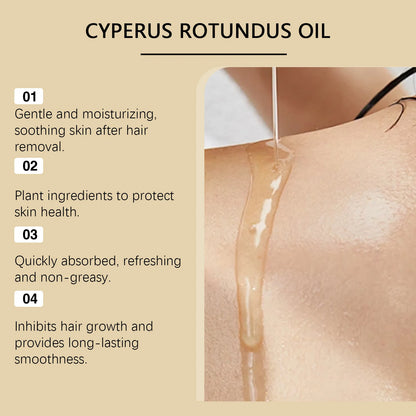 Cyperus Rotundus Oil Hair Removal &amp; Growth Inhibitor