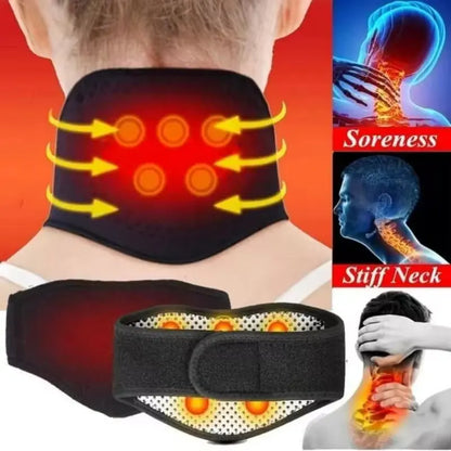 Magnetic Self-Heating Neck Brace