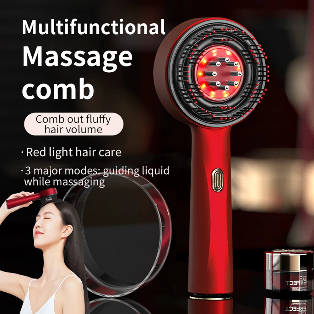 3-Mode Electric Red Light Hair Comb