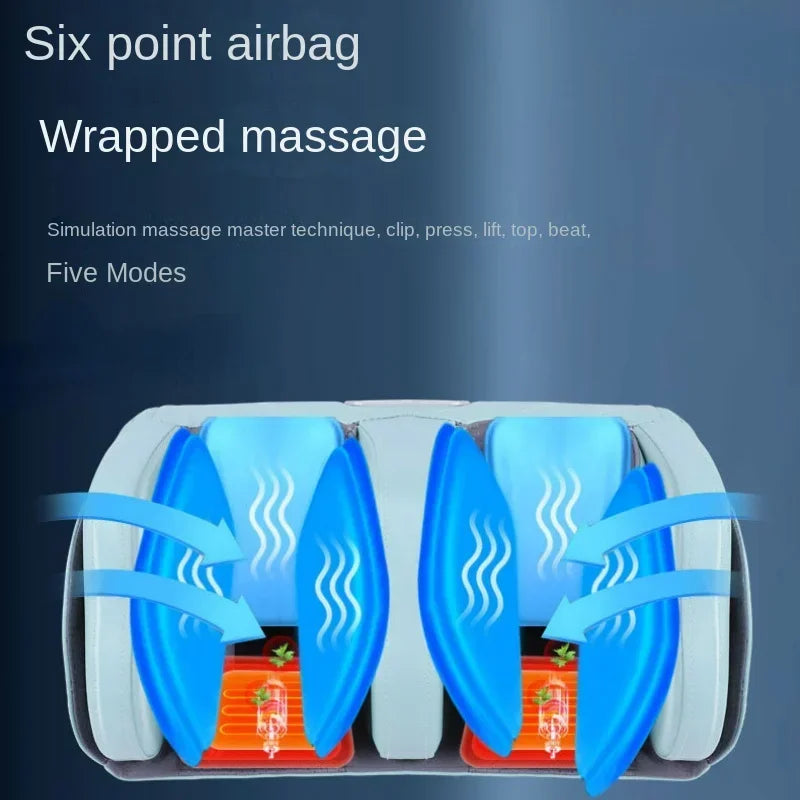 Wireless Charging Knee Massager - Vibration &amp; Hot Compress Leg Massager