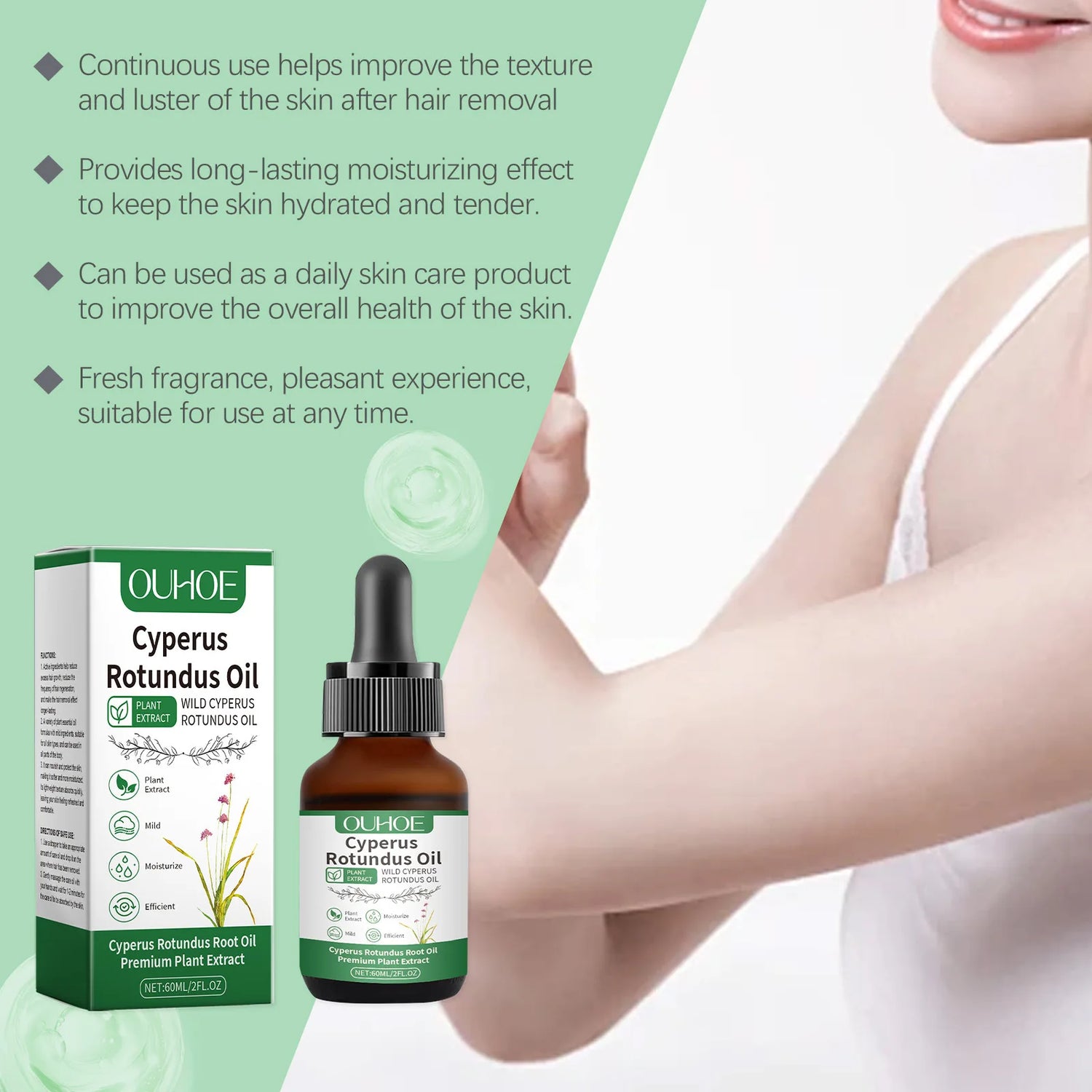 Cyperus Rotundus Hair Removal Oil